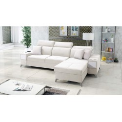 Luksusowy narożnik Porto I z funkcją spania - Welur | Hydrofobowa, Casablanca 2301