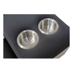 Luxuriöses Ecksofa Porto I mit Schlaffunktion - Samt | Hydrophob, Casablanca 2304