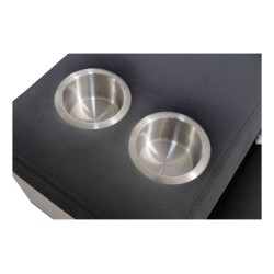 Luxuriöses Ecksofa Porto I mit Schlaffunktion - Samt | Hydrophob, Casablanca 2304