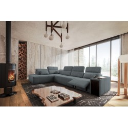 Elegante Ecksofa 'Milano XI Mix' aus Gewebestoff, Verita 88