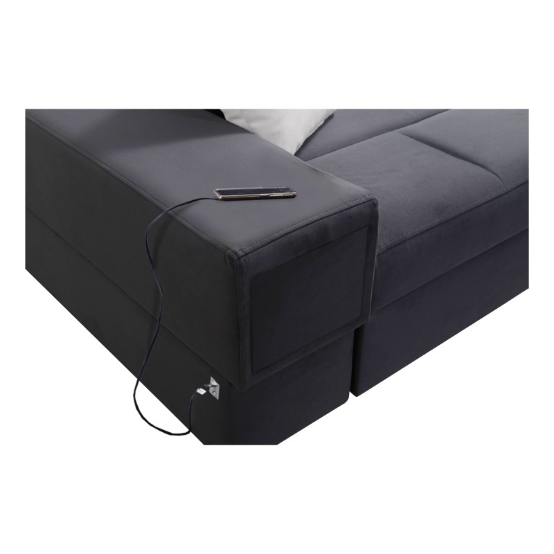 Esquinero Porto VII con función de cama – Mueble elegante y funcional | [NAZWA SKLEPU]