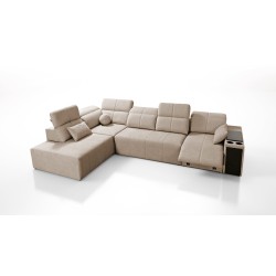 Elegante Ecksofa 'Milano XI Mix' aus Gewebestoff, Verita 88