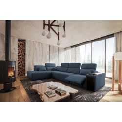 Elegantes Ecksofa 'Milano XI Mix' aus Webstoff, Verita 76