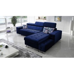 Fusion I corner sofa with a sleeping function, adjustable headrests, and a USB port | Fusion Furniture