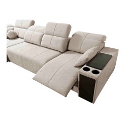 Elegantes Ecksofa 'Milano XI Mix' aus Webstoff, Verita 76