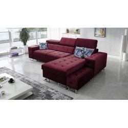 Fusion I corner sofa with a sleeping function, adjustable headrests, and a USB port | Fusion Furniture