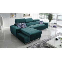 Fusion I corner sofa with a sleeping function, adjustable headrests, and a USB port | Fusion Furniture