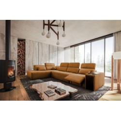 Elegante Ecksofa 'Milano XI Mix' aus Webstoff, Verita 54