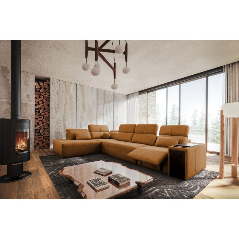 Елегантний Кутовий Диван 'Milano XI Mix' з Тканини Плетіння, Verita 54