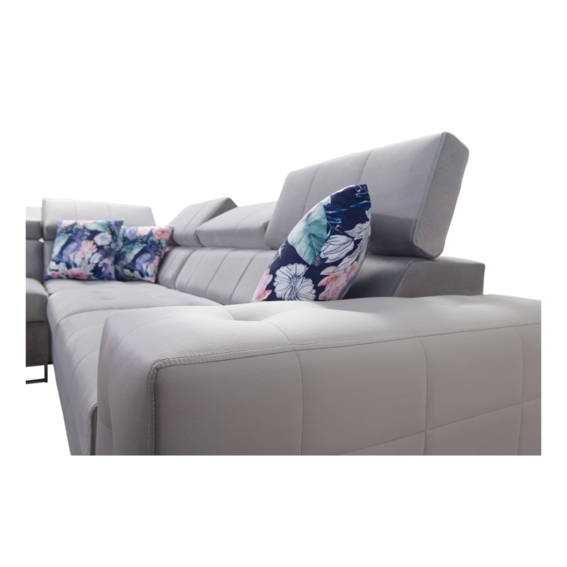 Ecksofa Fusion II mit Schlaffunktion in Samtstoff | Hydrophob, Magic Velvet 2299 | Das ideale Möbelstück für Ihr Wohnzimmer