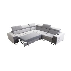 Ecksofa Fusion III mit gestepptem Sitz, Schlafunktion | [NAZWA SKLEPU]