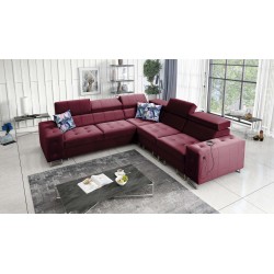 Ecksofa Fusion III mit gestepptem Sitz, Schlafunktion | [NAZWA SKLEPU]