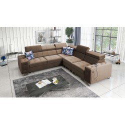 Ecksofa Fusion III mit gestepptem Sitz, Schlafunktion | [NAZWA SKLEPU]