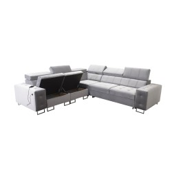 Ecksofa Fusion III mit gestepptem Sitz, Schlafunktion | [NAZWA SKLEPU]