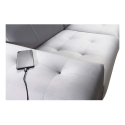 Ecksofa Fusion III mit gestepptem Sitz, Schlafunktion | [NAZWA SKLEPU]