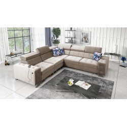 Кутовий диван Fusion III з прошитим сидінням, функція сну | [NAZWA SKLEPU]