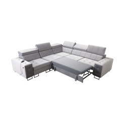 Esquinero Fusion III con asiento capitoné, función para dormir | [NAZWA SKLEPU]
