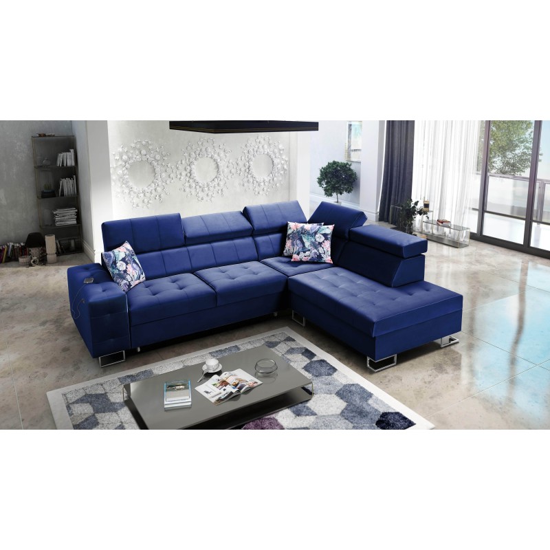 Ecksofa Fusion VII mit Schlaffunktion und verstellbaren Kopfstützen | [Twoja Firma]