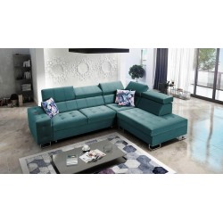 Esquina Fusion VII con función de cama y reposacabezas ajustables | [Twoja Firma]