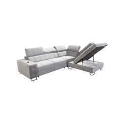 Corner Sofa Fusion VII with Sleeping Function and Adjustable Headrests | [Your Company]