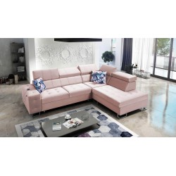 Esquina Fusion VII con función de cama y reposacabezas ajustables | [Twoja Firma]