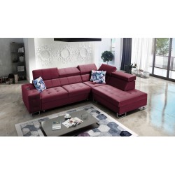 Esquina Fusion VII con función de cama y reposacabezas ajustables | [Twoja Firma]