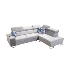 Corner Sofa Fusion VII with Sleeping Function and Adjustable Headrests | [Your Company]