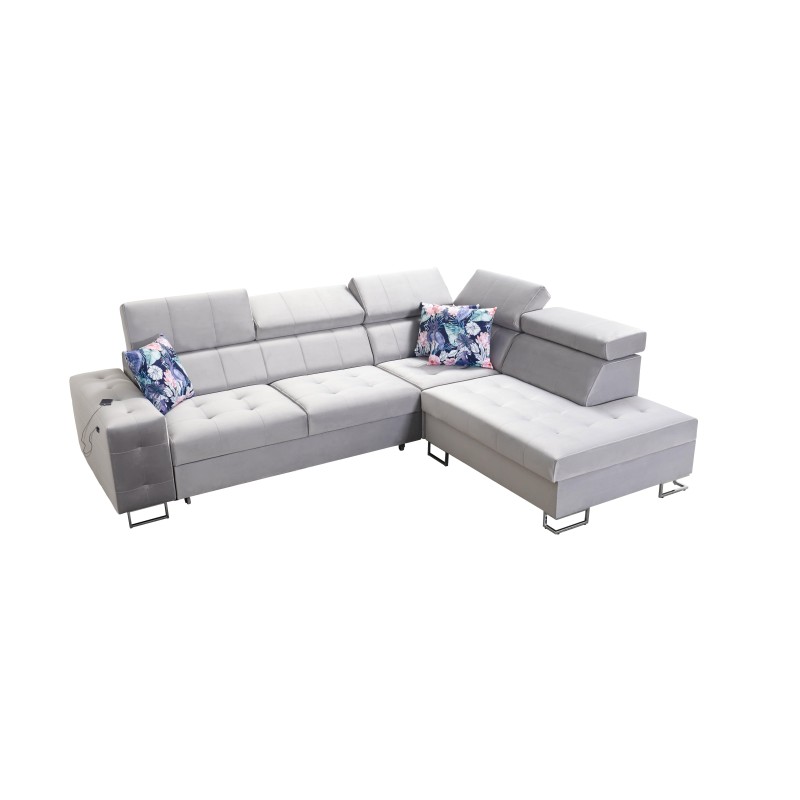 Corner Sofa Fusion VII with Sleeping Function and Adjustable Headrests | [Your Company]