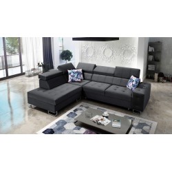 Esquina Fusion VII con función de cama y reposacabezas ajustables | [Twoja Firma]