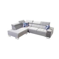 Corner Sofa Fusion VII with Sleeping Function and Adjustable Headrests | [Your Company]