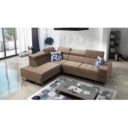 Esquina Fusion VII con función de cama y reposacabezas ajustables | [Twoja Firma]