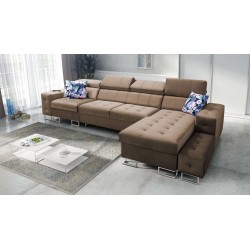 Esquina Fusion XI con asiento acolchado | +Función para dormir | Terciopelo | Hidrófugo, Magic Velvet 2299