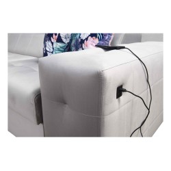 Esquina Fusion XI con asiento capitoné | +Función de Cama | Terciopelo | Hidrofóbica, Magic Velvet 2264