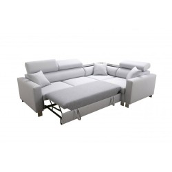 Ecksofa Magneto II mit Schlaffunktion und Bettkasten - Webstoff, Sawana 14