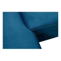 Luna I Maxi Corner Sofa in Plush, Kronos 9, with Sleeping Function and Bar - Modern Comfort