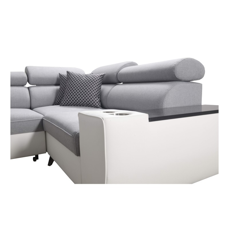 Luna II Corner Sofa with Sleeping Function - Elegance and Functionality in One