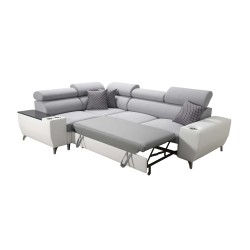 Luna II Corner Sofa with Sleeping Function - Elegance and Functionality in One
