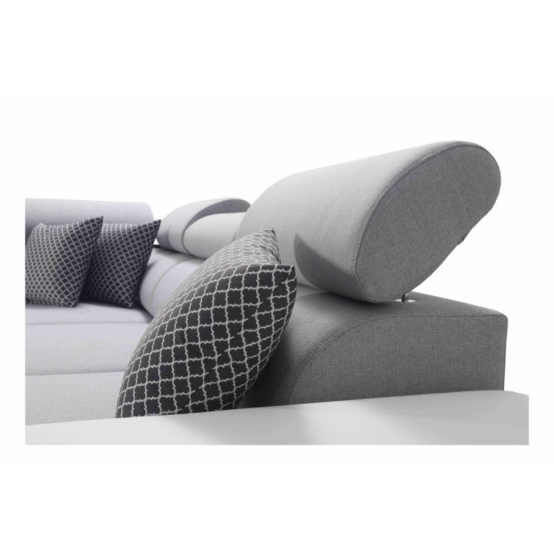 Sofá esquinero Luna II con función de cama: elegancia y funcionalidad en uno.