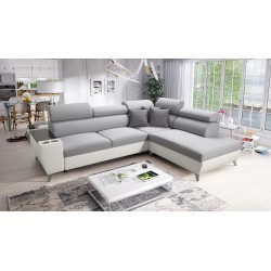 Esquinero Luna VII con función de cama: modernidad y confort en uno.