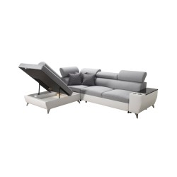 Luna VII Corner Sofa with Sleeping Function - Modernity and Comfort in One