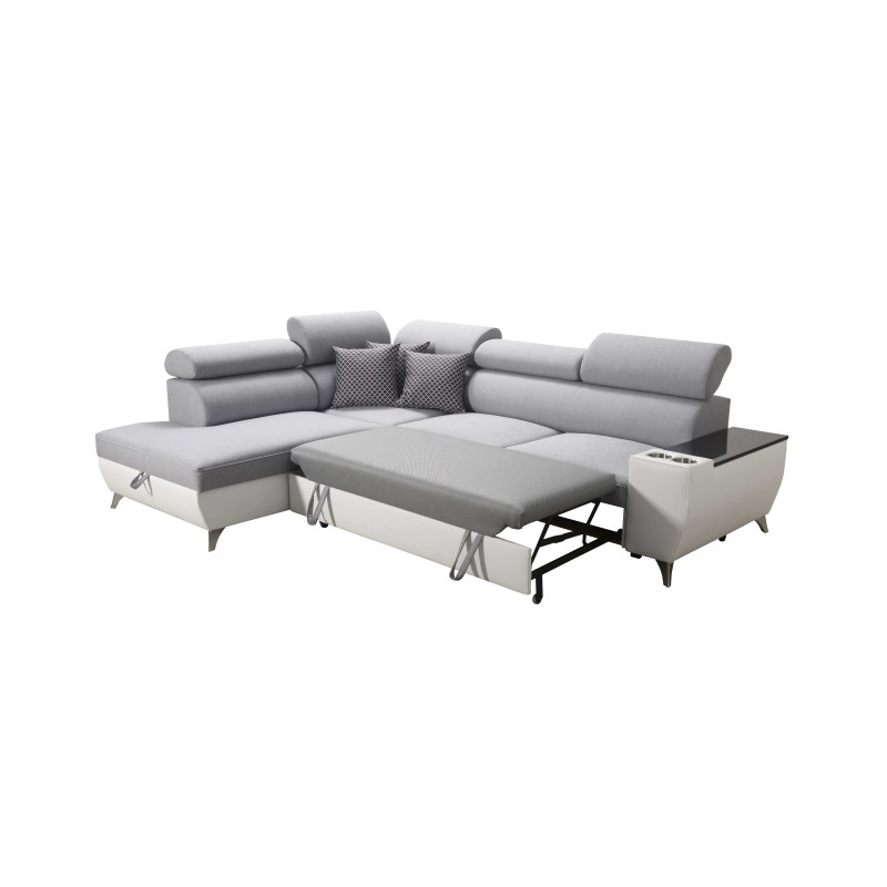 Luna VII Corner Sofa with Sleeping Function - Modernity and Comfort in One