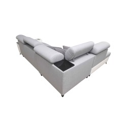 Esquinero Luna VII con función de cama: modernidad y confort en uno.