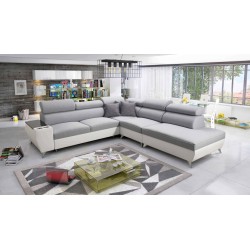 Luna IX corner sofa with sleeping function and bar - Your place for comfort and relaxation