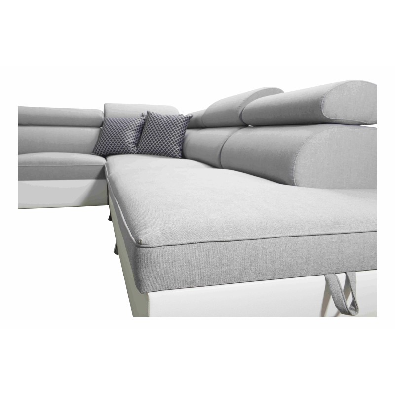 Luna IX corner sofa with sleeping function and bar - Your place for comfort and relaxation