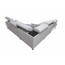 Luna IX corner sofa with sleeping function and bar - Your place for comfort and relaxation