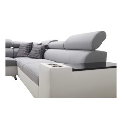 Ecksofa Luna IX mit Schlaffunktion und Bar - Ihr Ort für Komfort und Entspannung