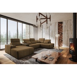 U-förmiges Ecksofa Milano V mit Schlaffunktion – die ideale Verbindung von Eleganz und Funktionalität