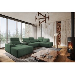 U-förmiges Ecksofa Milano V mit Schlaffunktion – die ideale Verbindung von Eleganz und Funktionalität