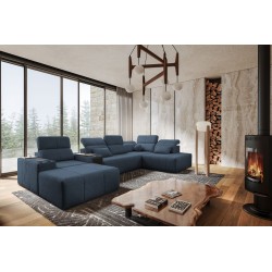 U-shaped corner sofa Milano V with sleeping function – the perfect combination of elegance and functionality