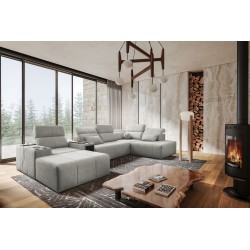 U-förmiges Ecksofa Milano V mit Schlaffunktion – die ideale Verbindung von Eleganz und Funktionalität